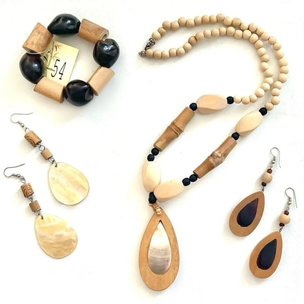 5 for $25! Authentic Bamboo Stretch Bracelet!!